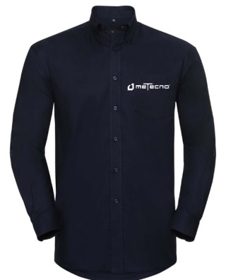 E148 Van Heusen L/S Shirt:Black