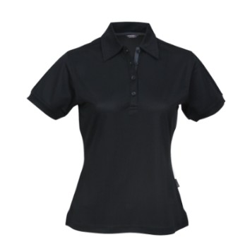 Superdry 1162 Ladies S/S Polo -:Black
